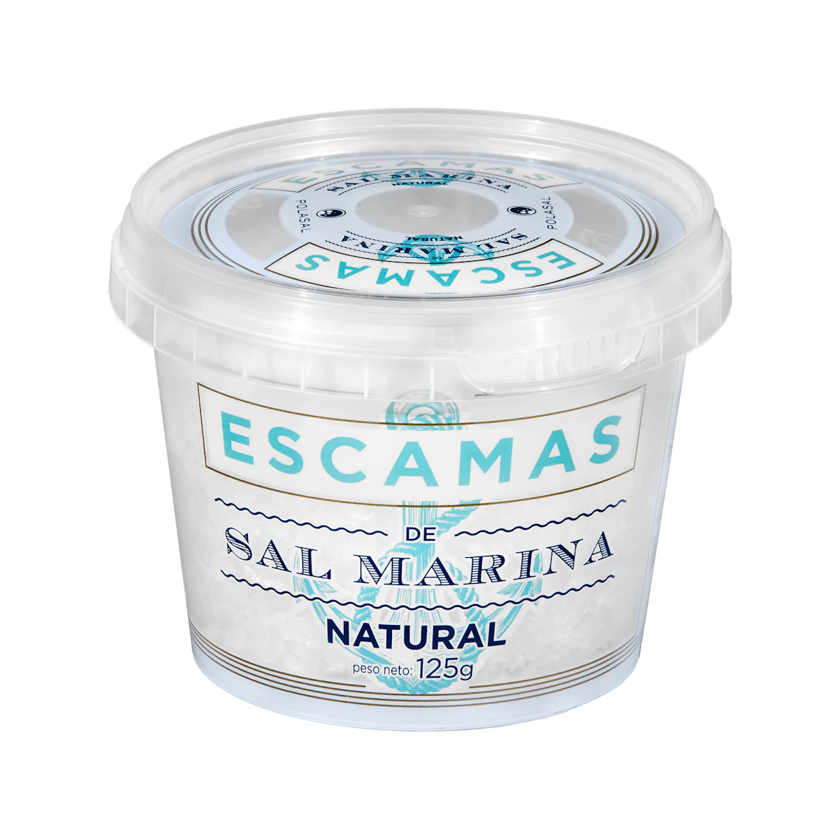 Escamas de sal marina natural Polasal