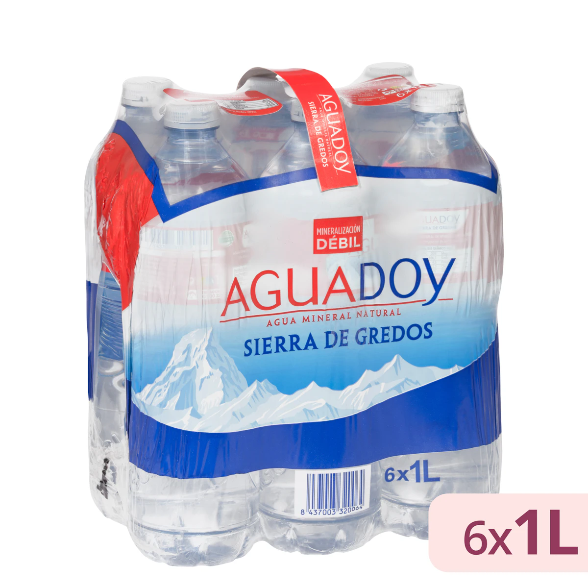 Agua mineral mediana Aguadoy