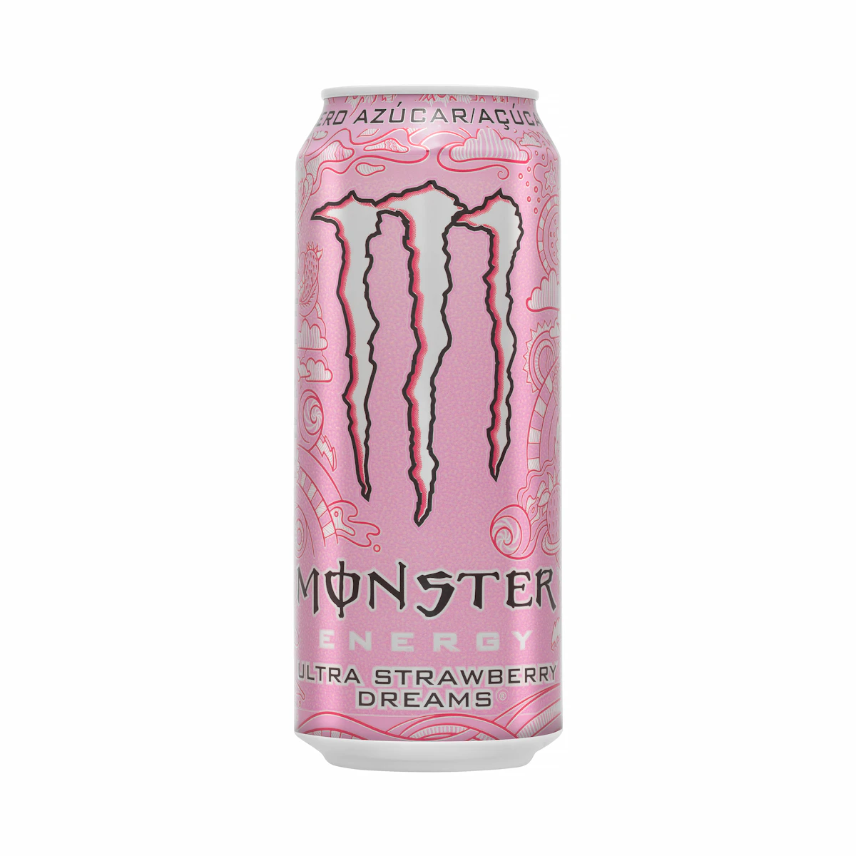 Bebida energética Strawberry Energy Ultra zero azúcar Monster