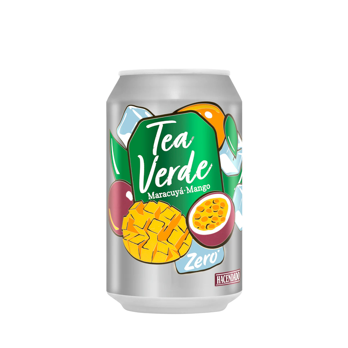Refresco té verde Zero Hacendado sabor maracuyá y mango