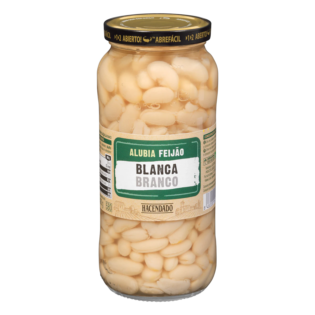 Alubia cocida blanca Hacendado