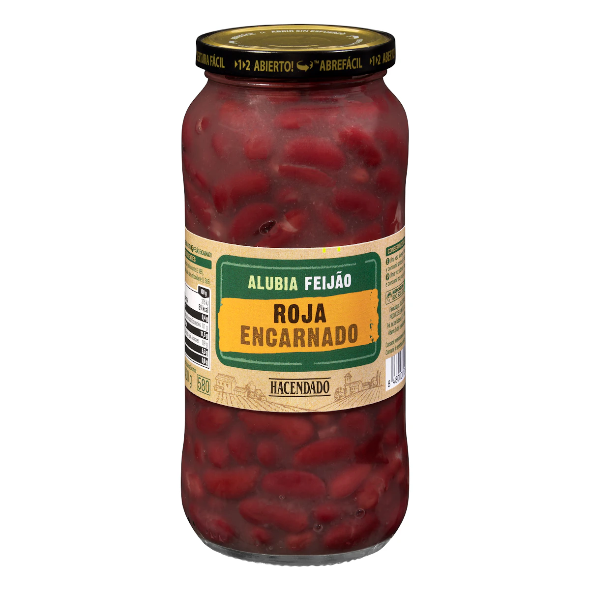 Alubia cocida roja Hacendado