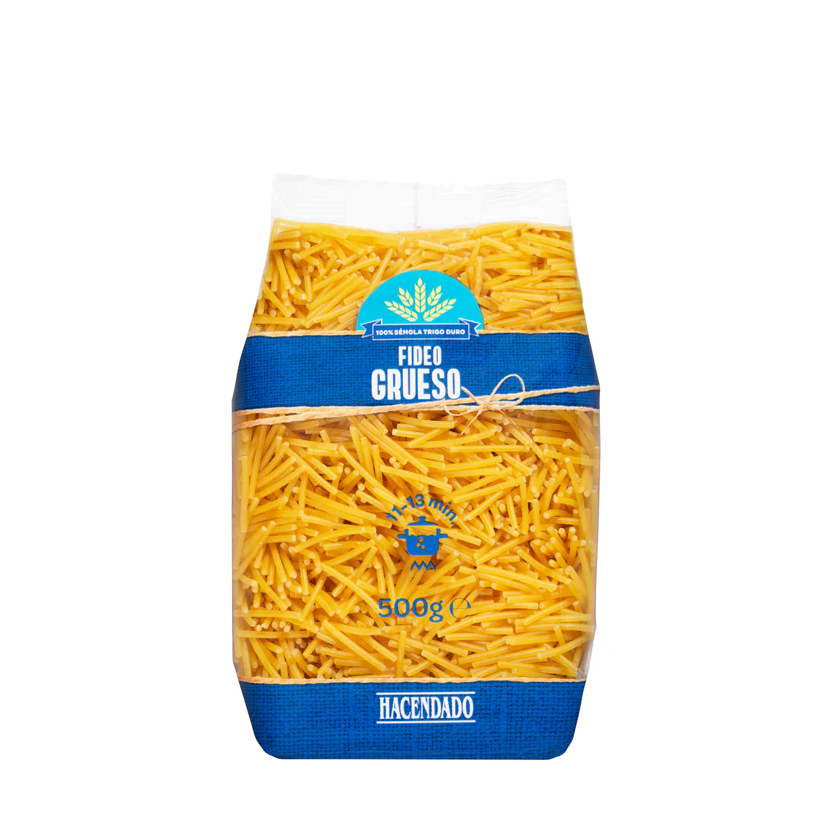 Fideo grueso Hacendado
