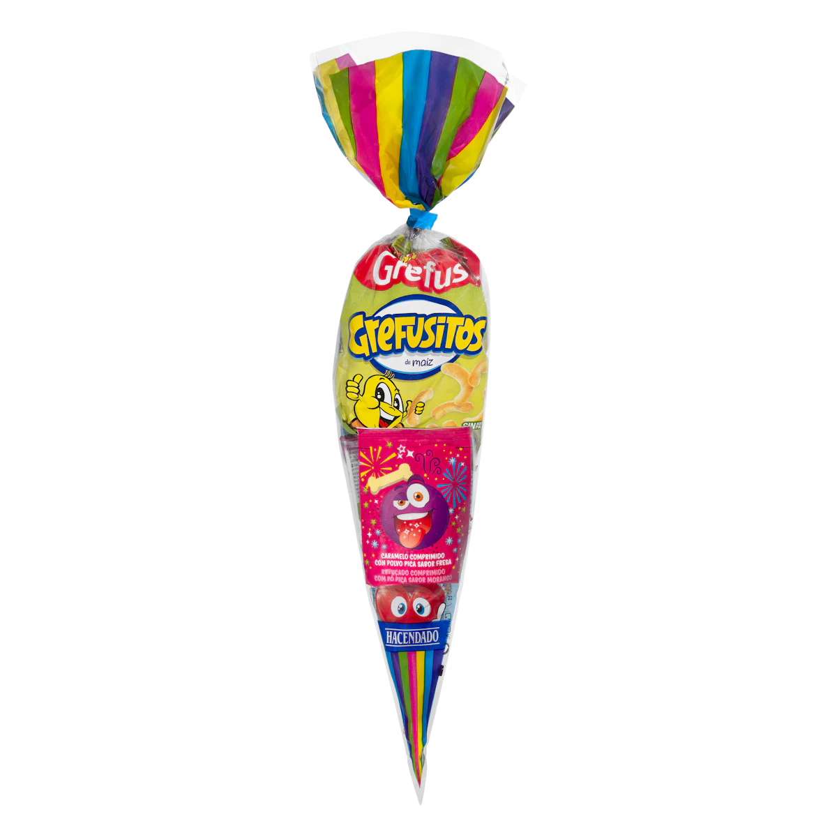 Cono de golosinas celebración Hacendado