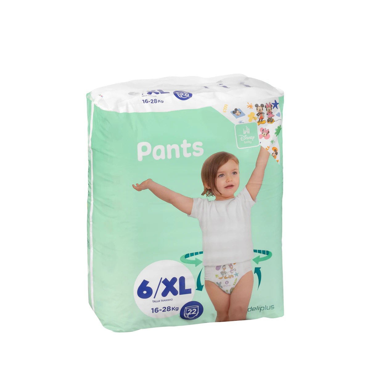 Pañal bebé braguita talla XL de 16-28 kg Deliplus