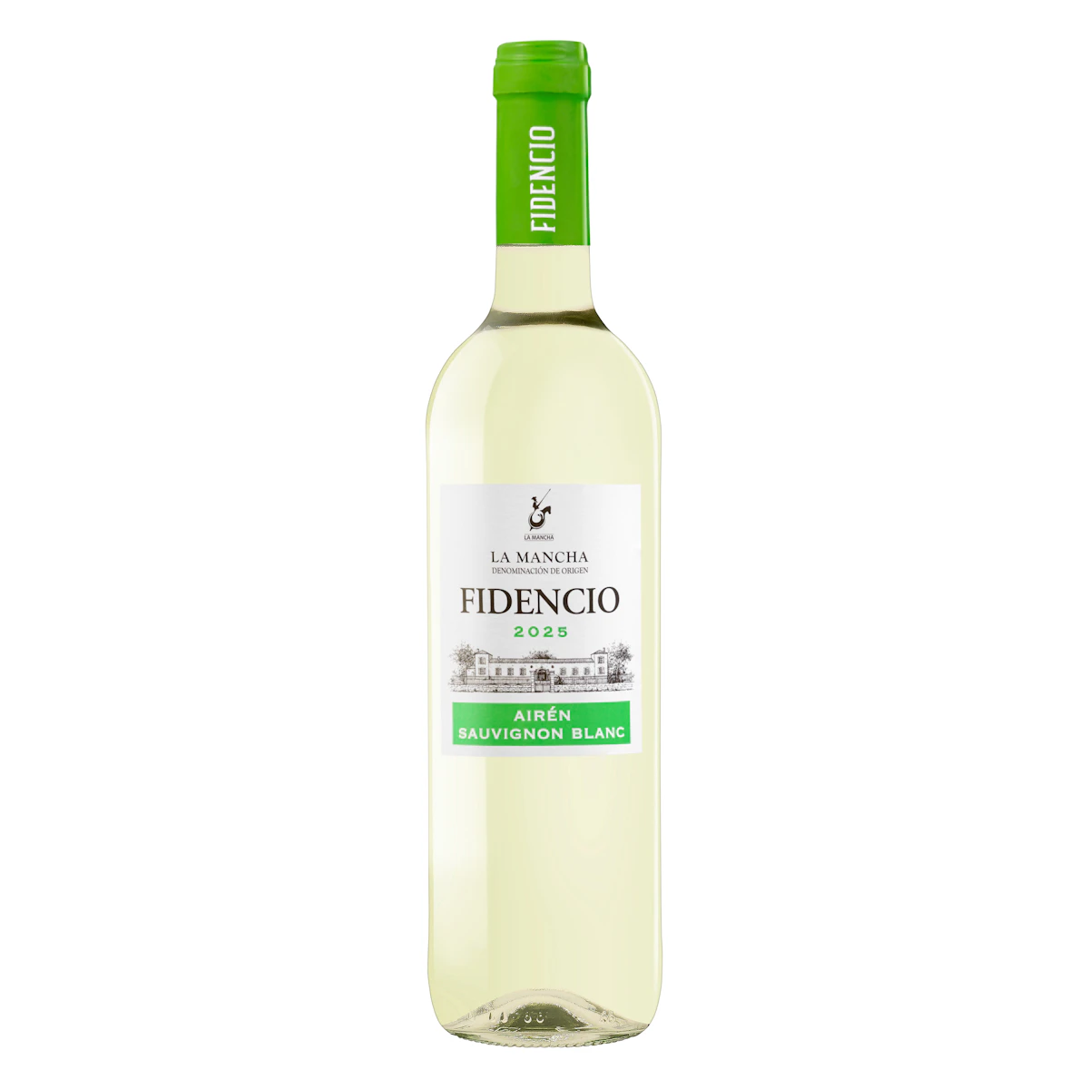 Vino blanco Airén Sauvignon Blanc Fidencio DO La Mancha