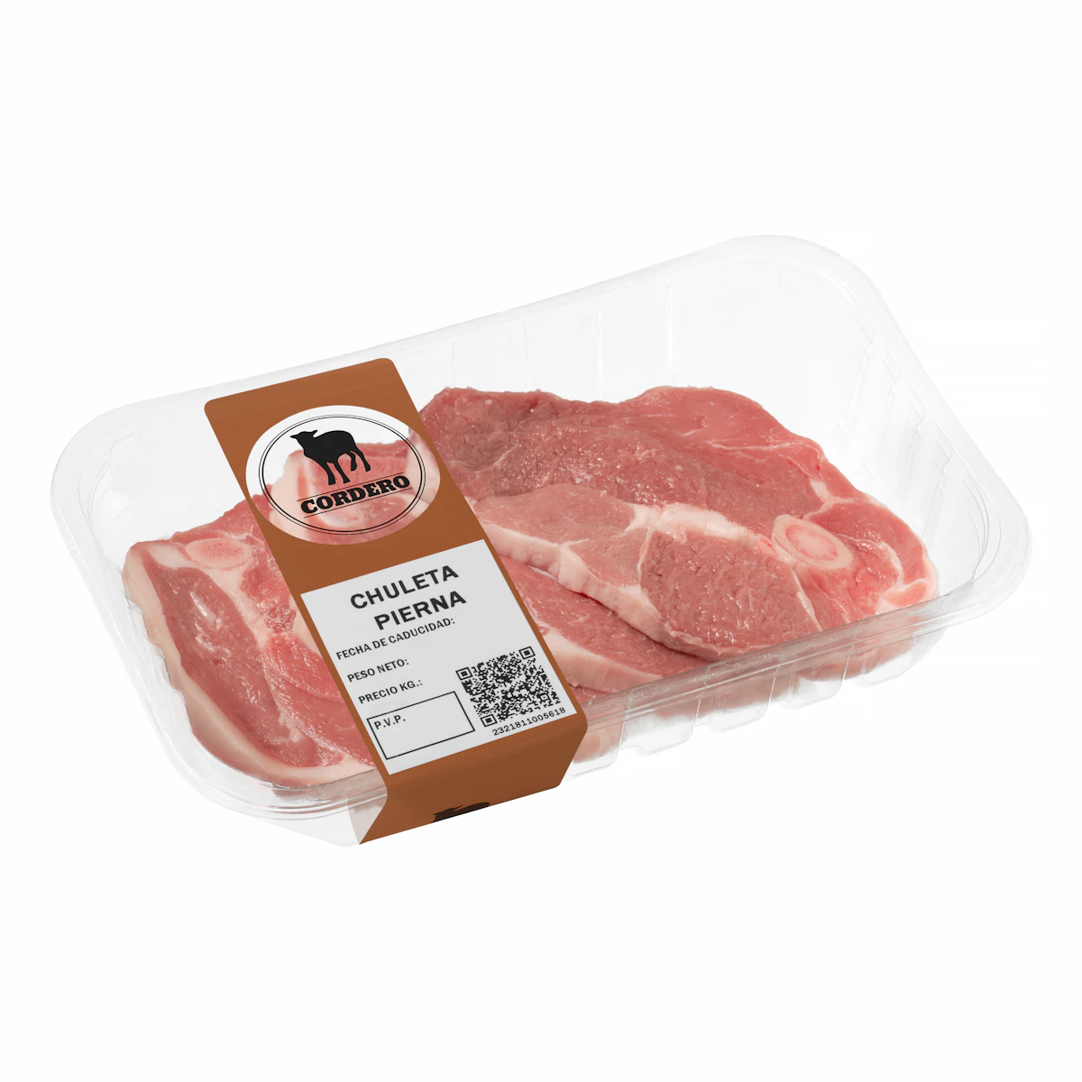 Chuletas de cordero pierna