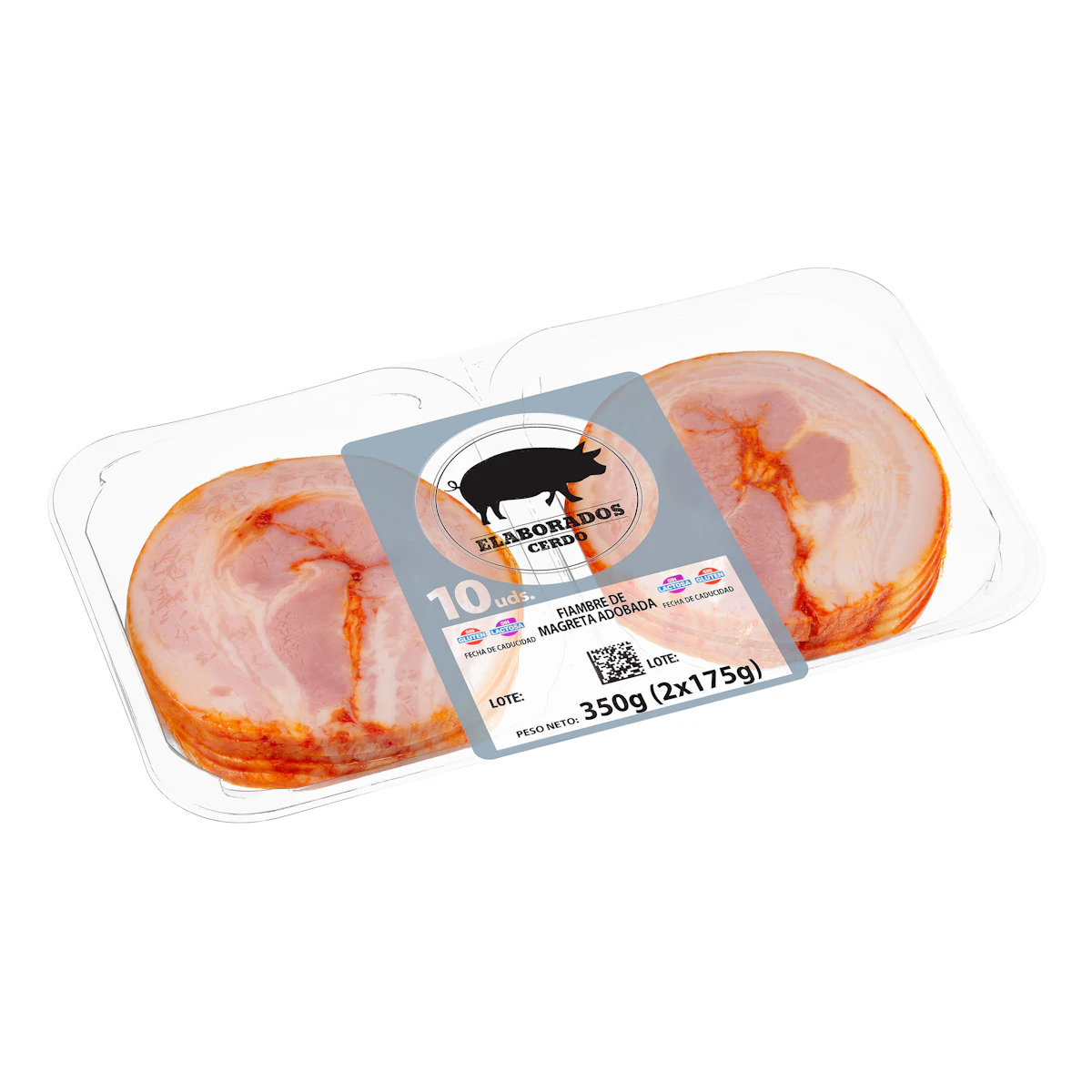 Fiambre de magreta de cerdo adobada