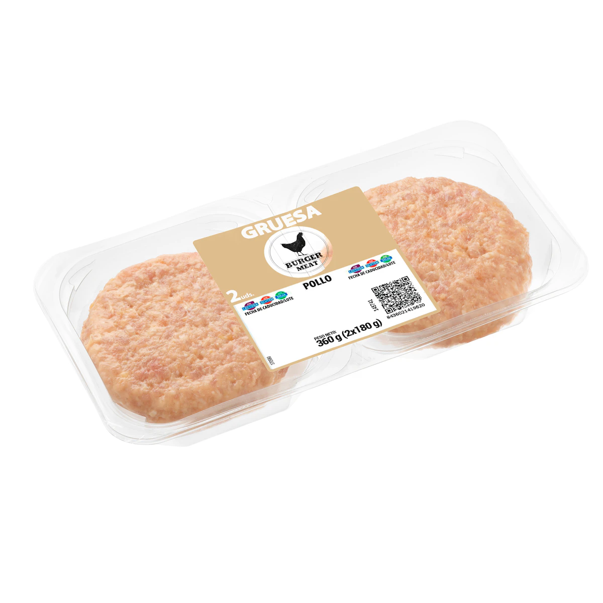 Burger de pollo gruesa
