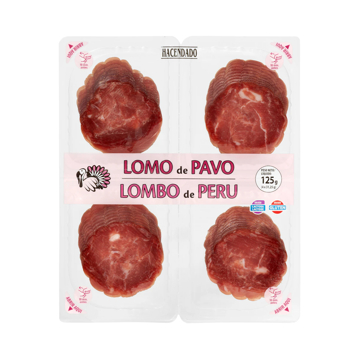 Lomo de pavo Hacendado lonchas