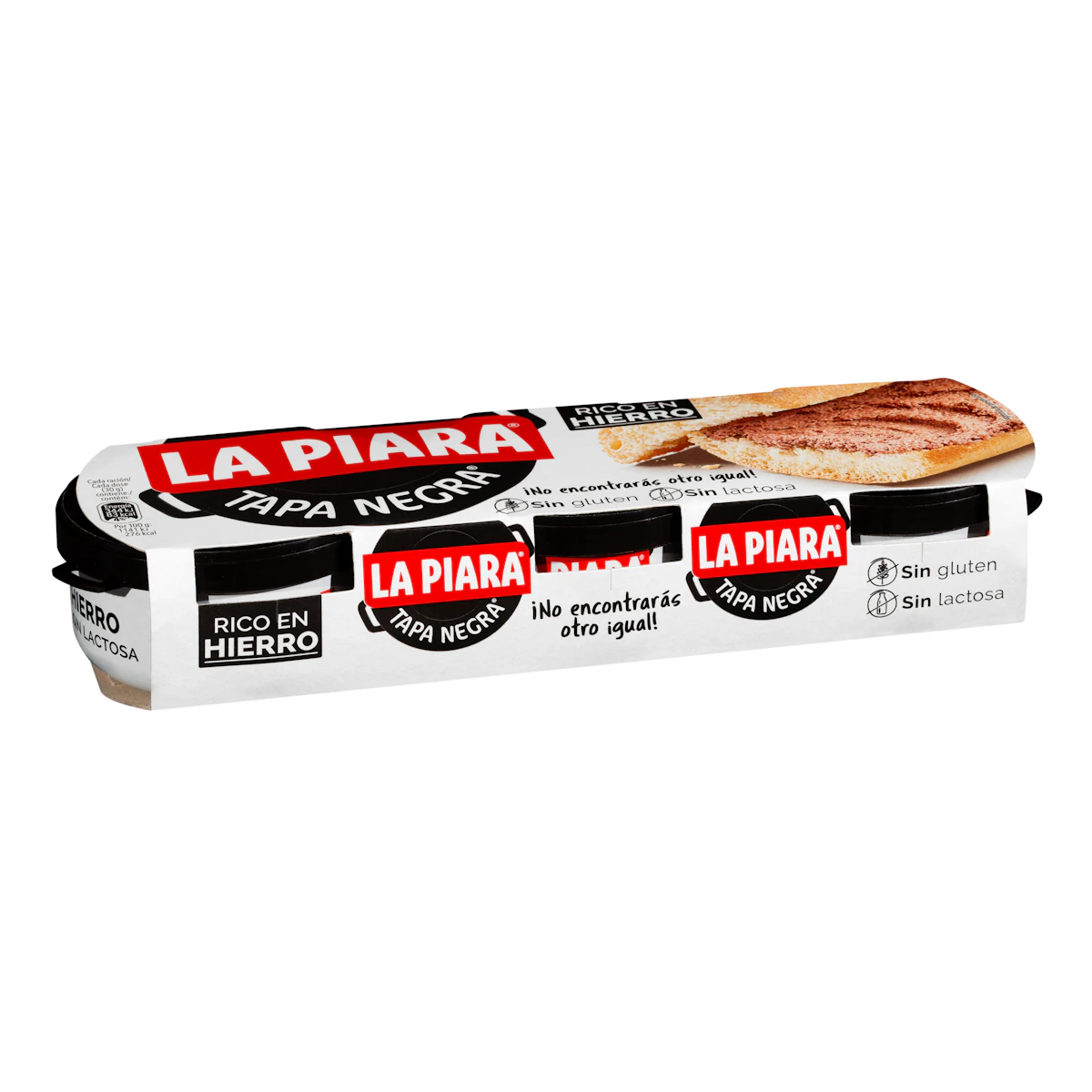 Paté de cerdo La Piara tapa negra