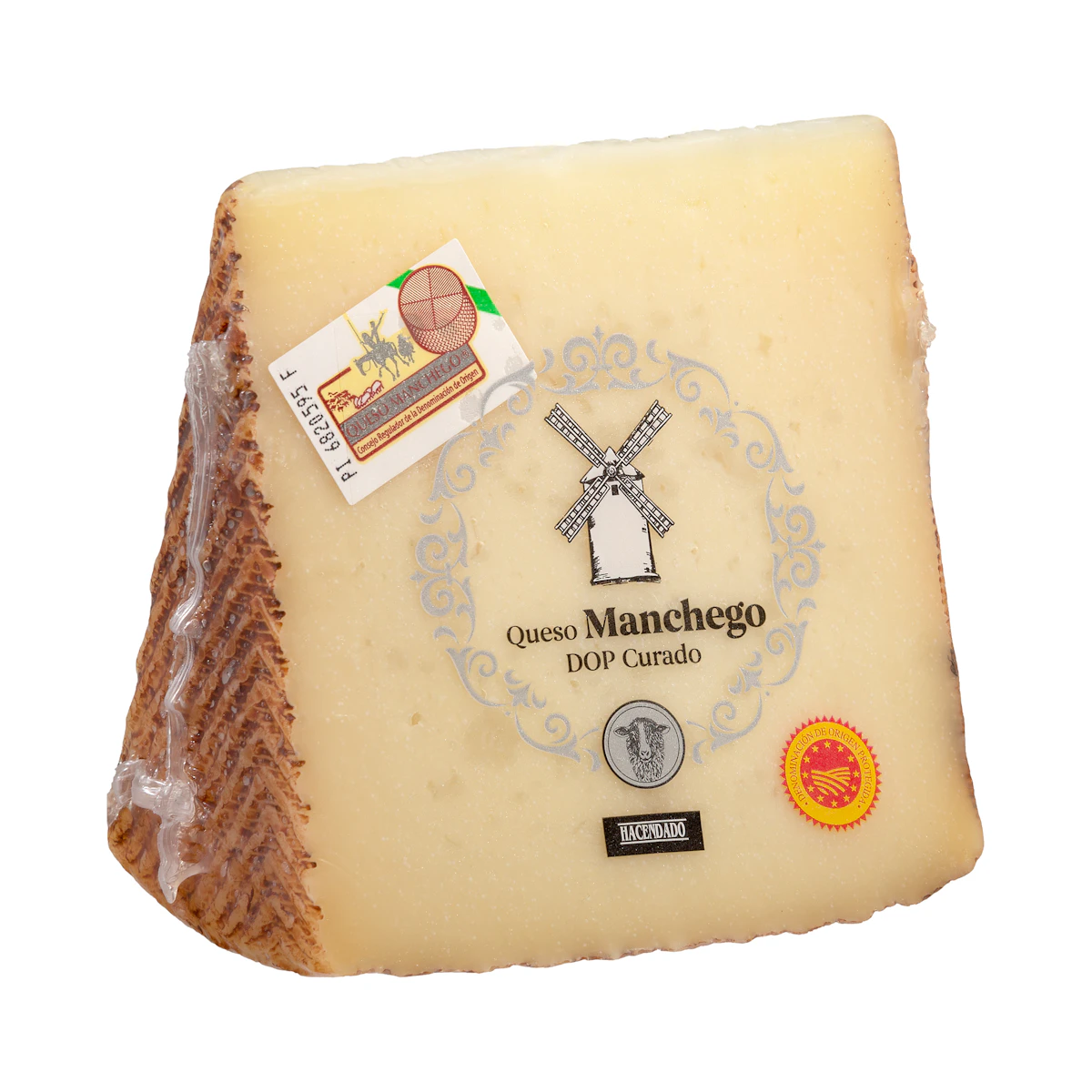 Queso curado DOP manchego de oveja Hacendado