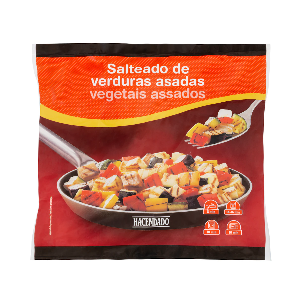 Salteado de verduras asadas Hacendado ultracongeladas