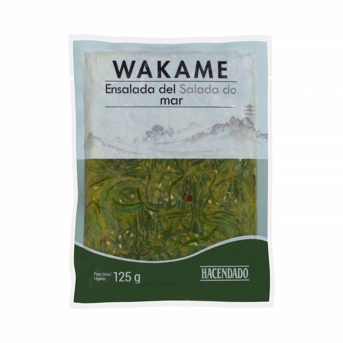 Wakame ensalada de alga marina Hacendado congelada