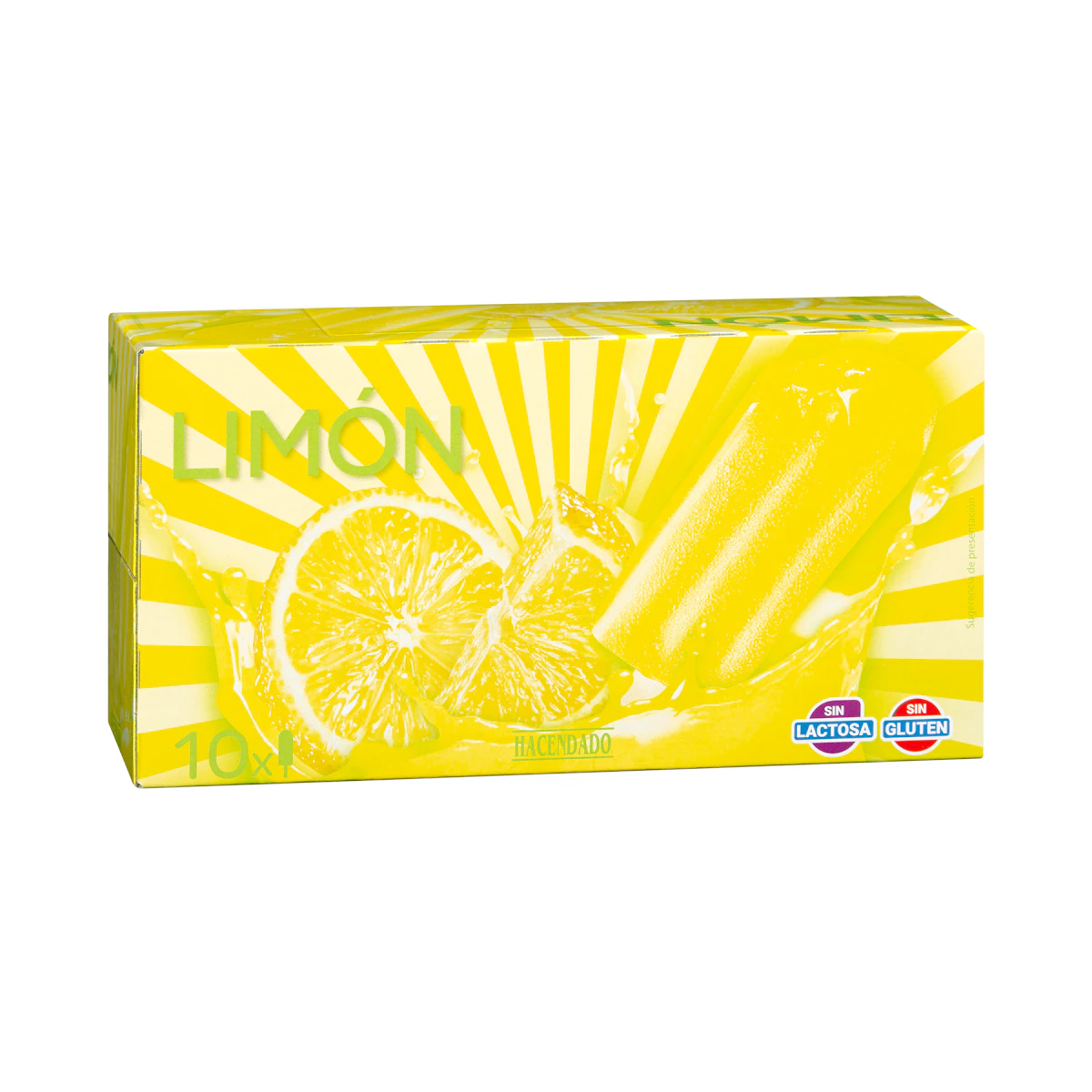 Helado hielo con limón Hacendado
