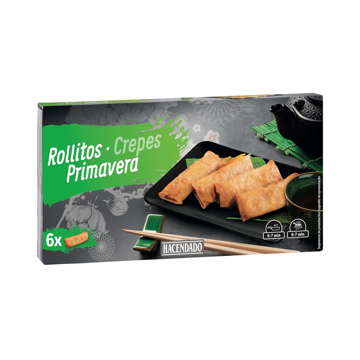 Rollitos primavera Hacendado ultracongelados