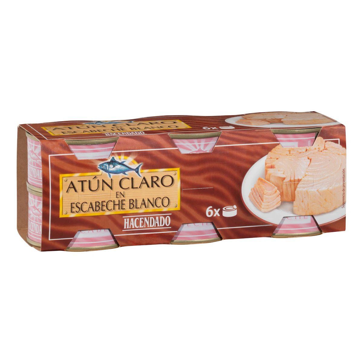 Atún claro en escabeche blanco Hacendado