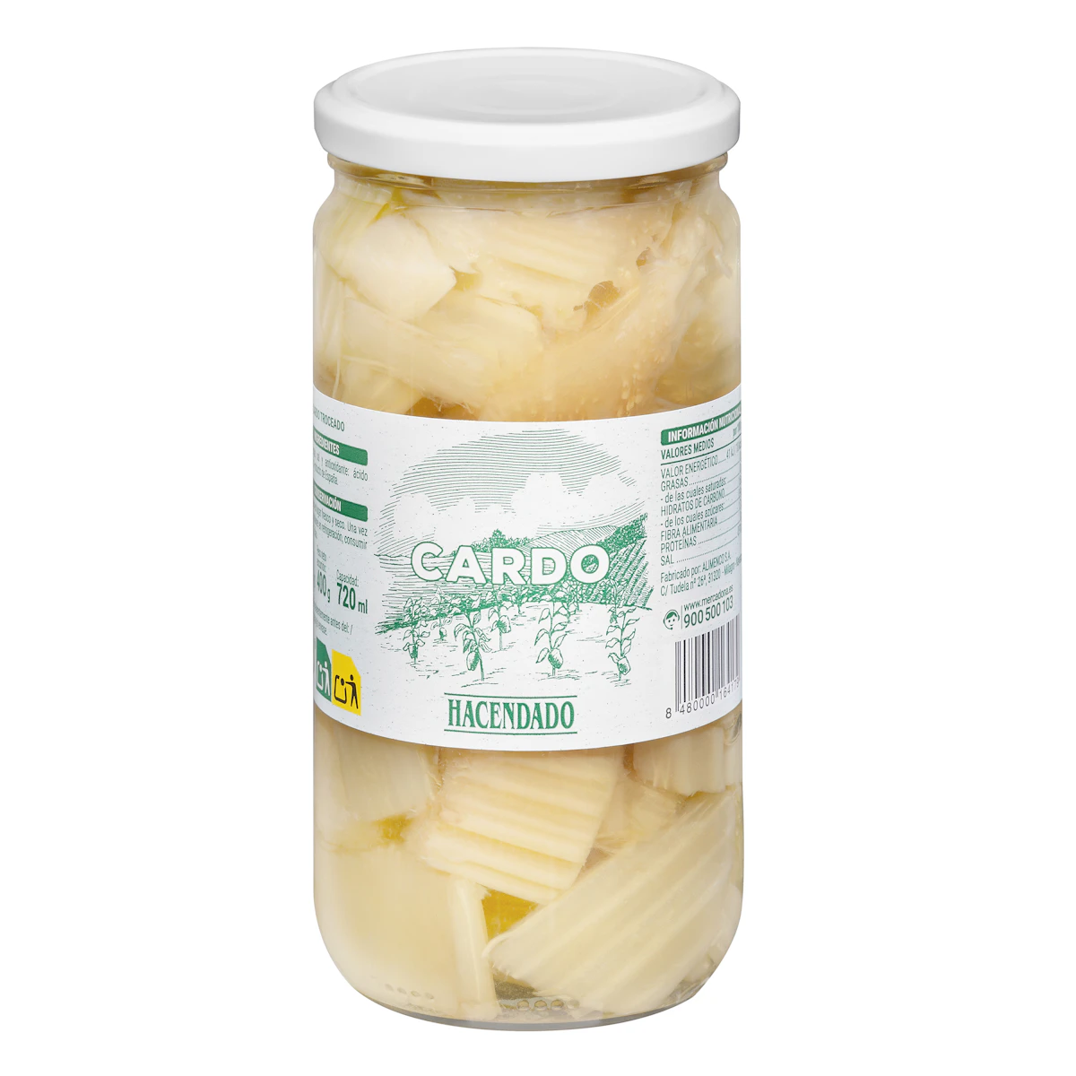 Cardo troceado Hacendado