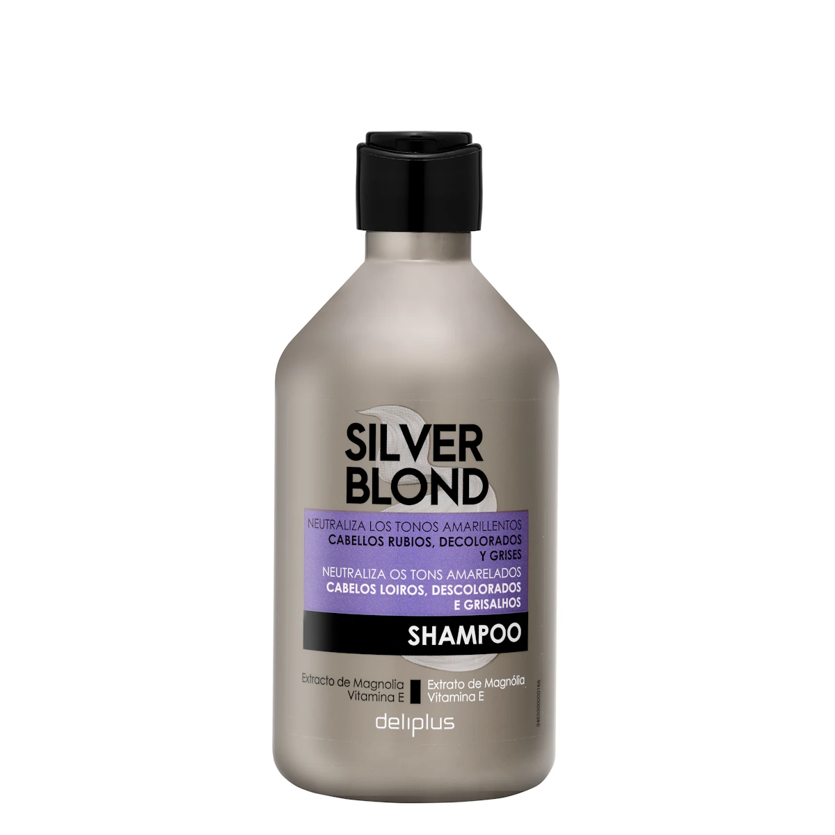Champú Silver Blond Deliplus cabello rubio, decolorado y grises,