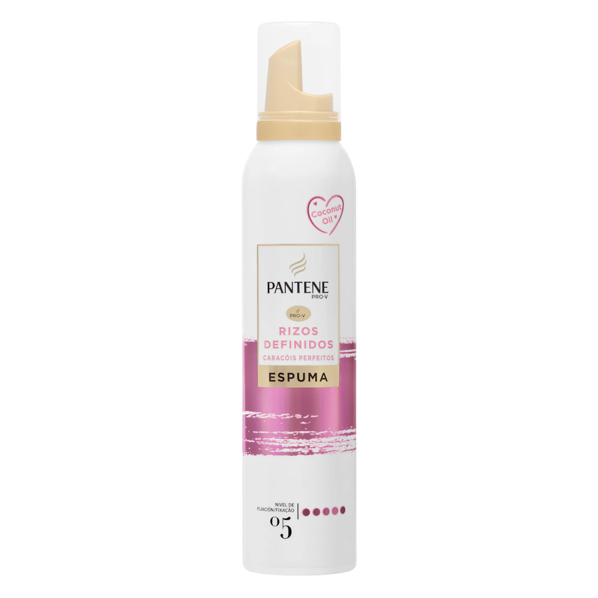 Espuma cabello rizos definidos Pantene fijación 5