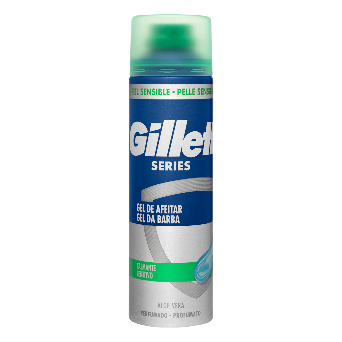 Gel de afeitar piel sensible Gillette con aloe vera