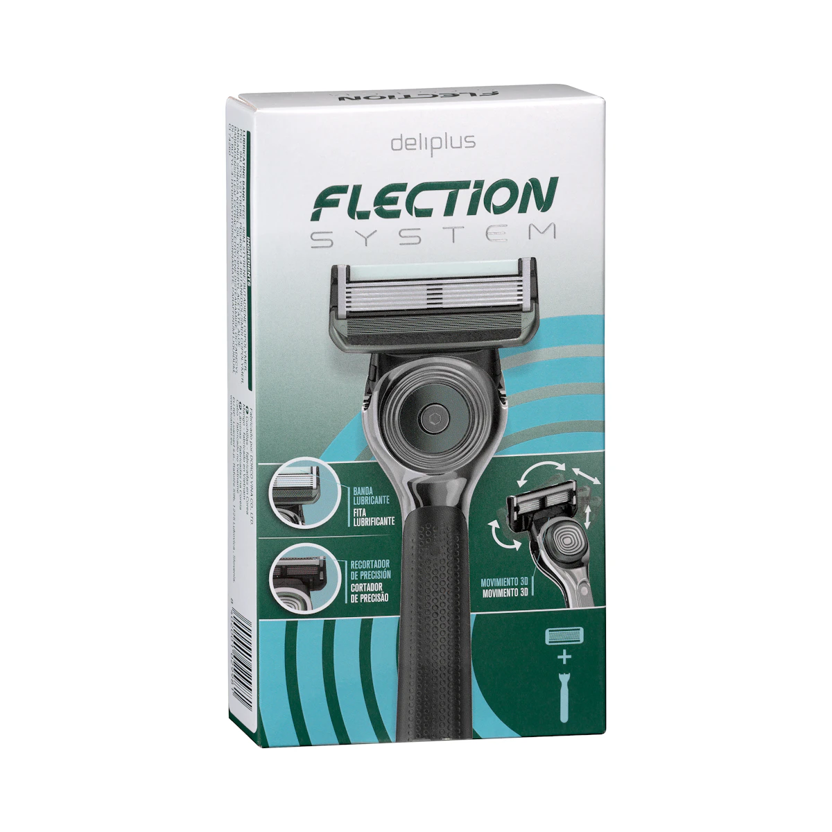 Maquinilla de afeitar recargable Deliplus Flection System 6 hojas