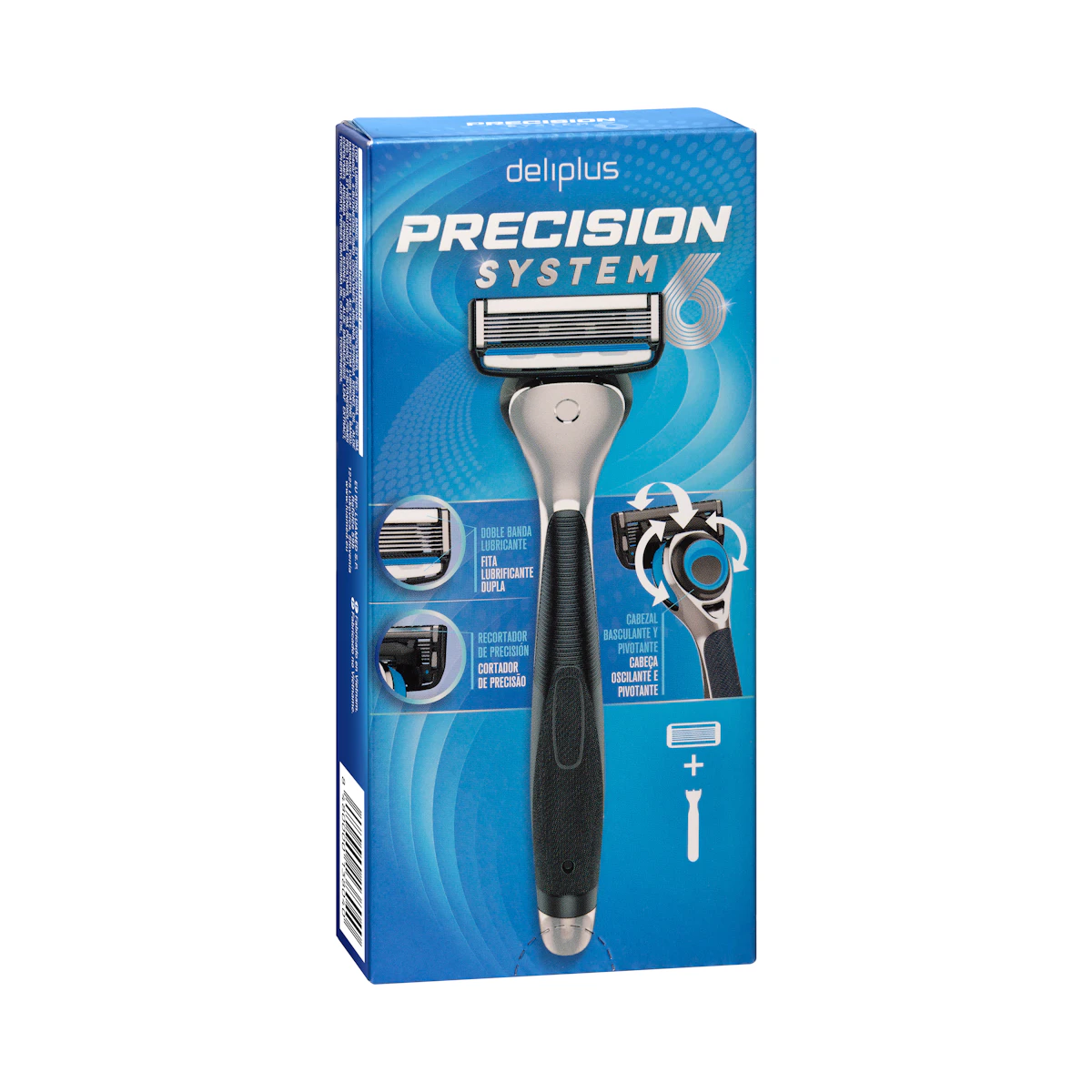 Maquinilla de afeitar recargable Deliplus Precision System 6 hojas