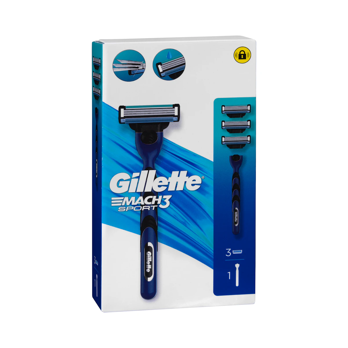 Maquinilla de afeitar recargable Gillette Mach Sport 3 hojas