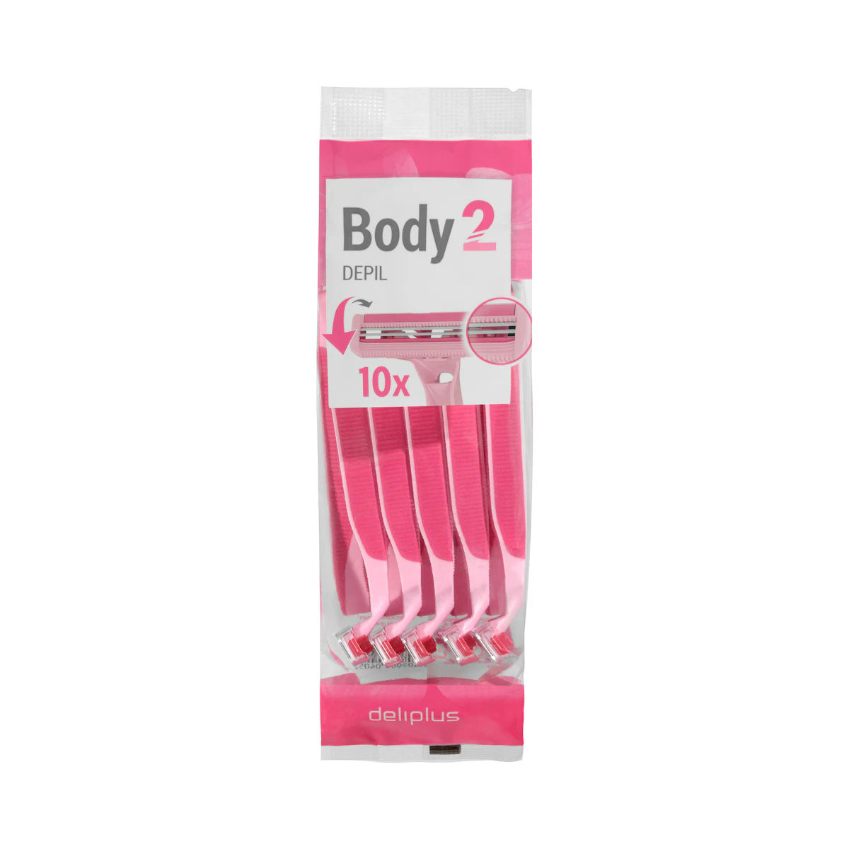 Maquinillas depilación desechables Deliplus Body 2 hojas
