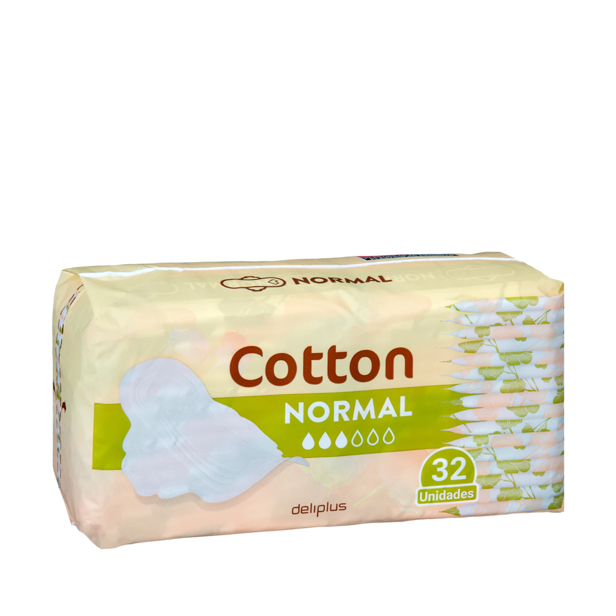 Compresa cotton normal Deliplus con alas