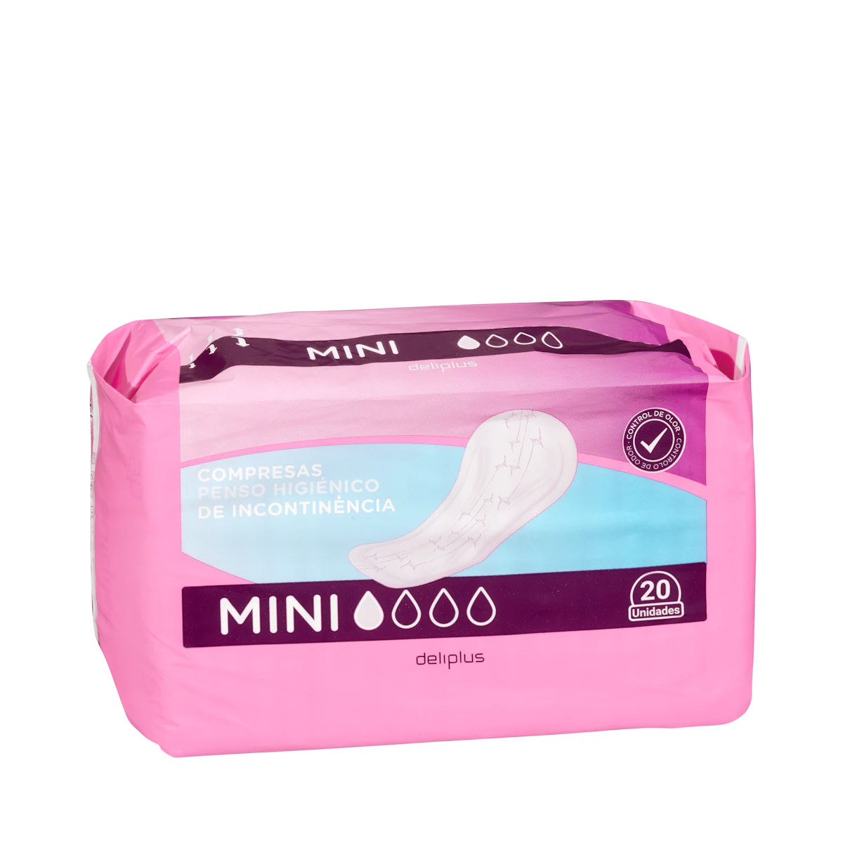 Compresa de incontinencia mini Deliplus sin alas