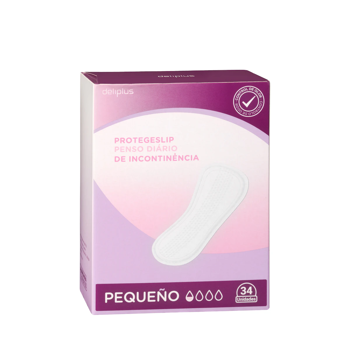 Protegeslip de incontinencia pequeño Deliplus