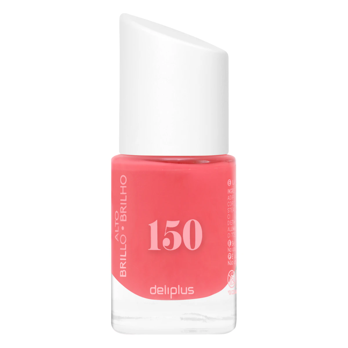 Laca de uñas alto brillo Deliplus 150 coral