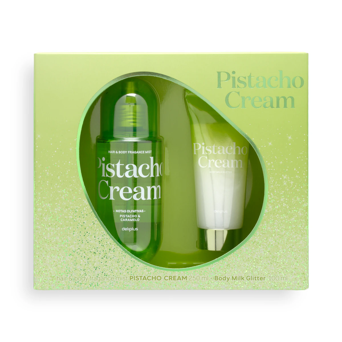 Lote corporal mujer Pistacho Cream Deliplus