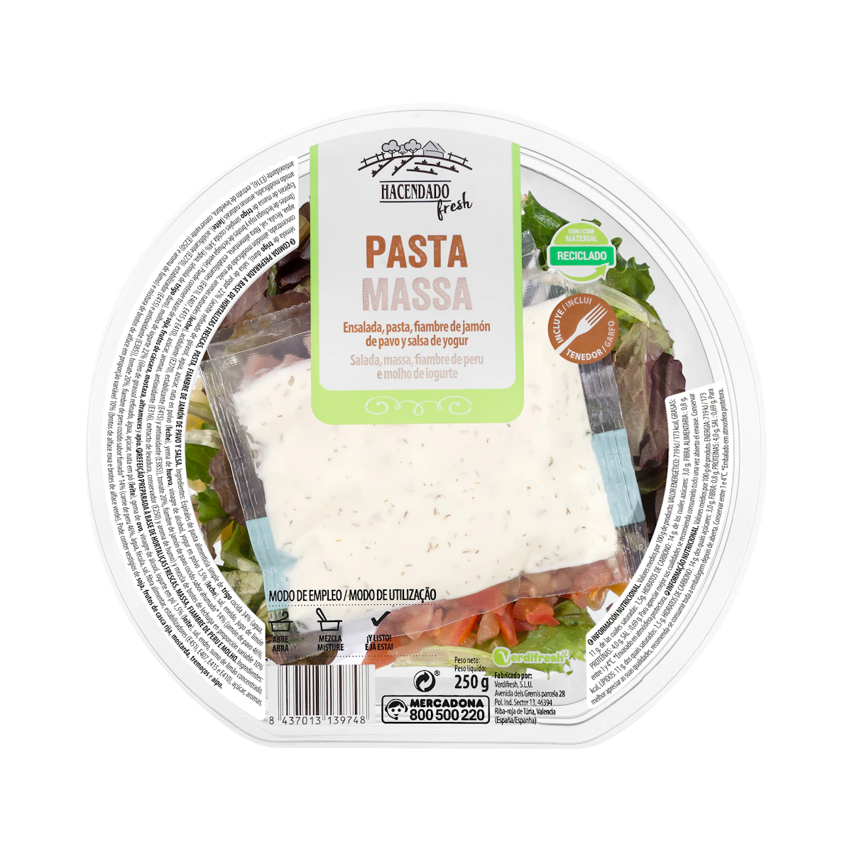 Ensalada de pasta