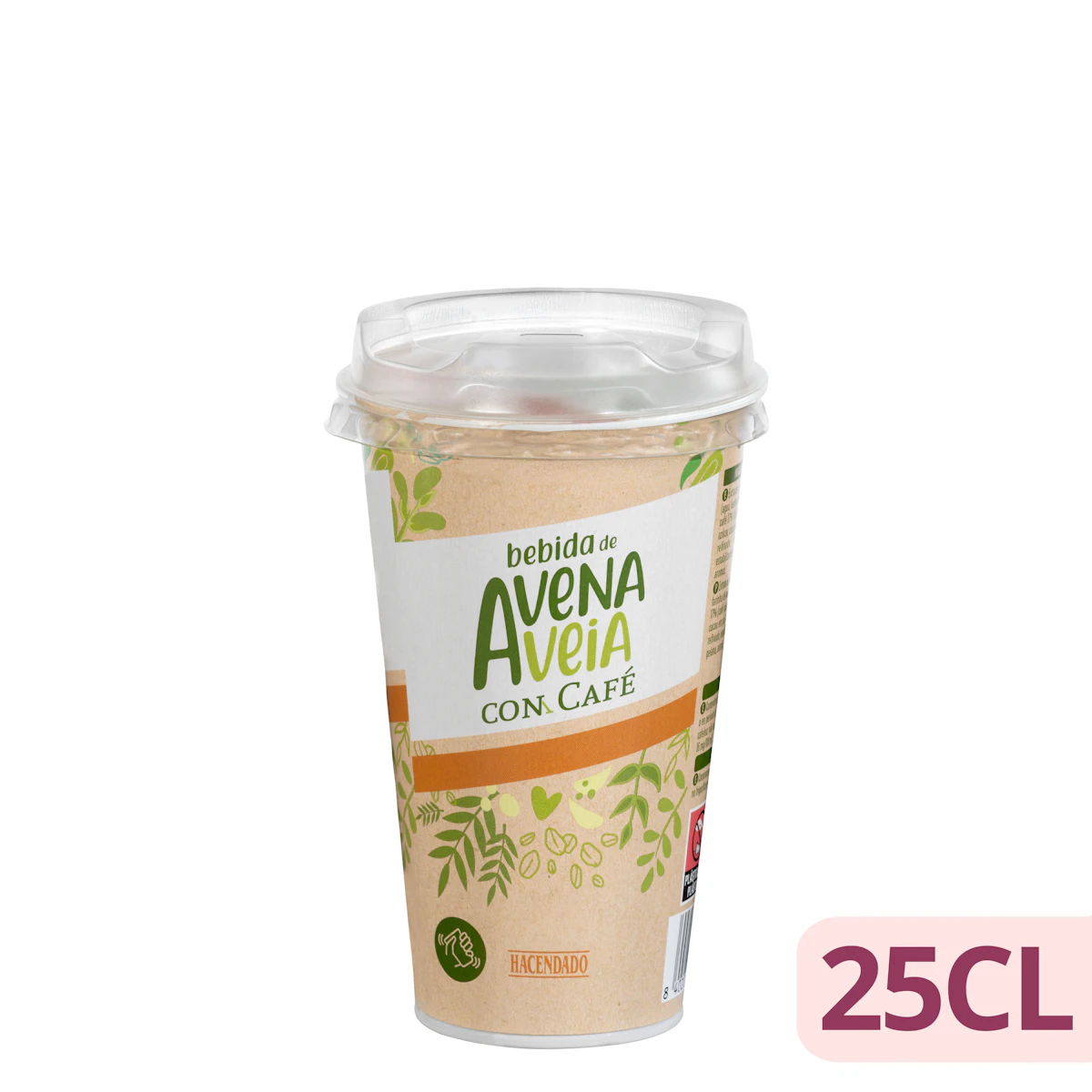 Bebida de avena con café Hacendado