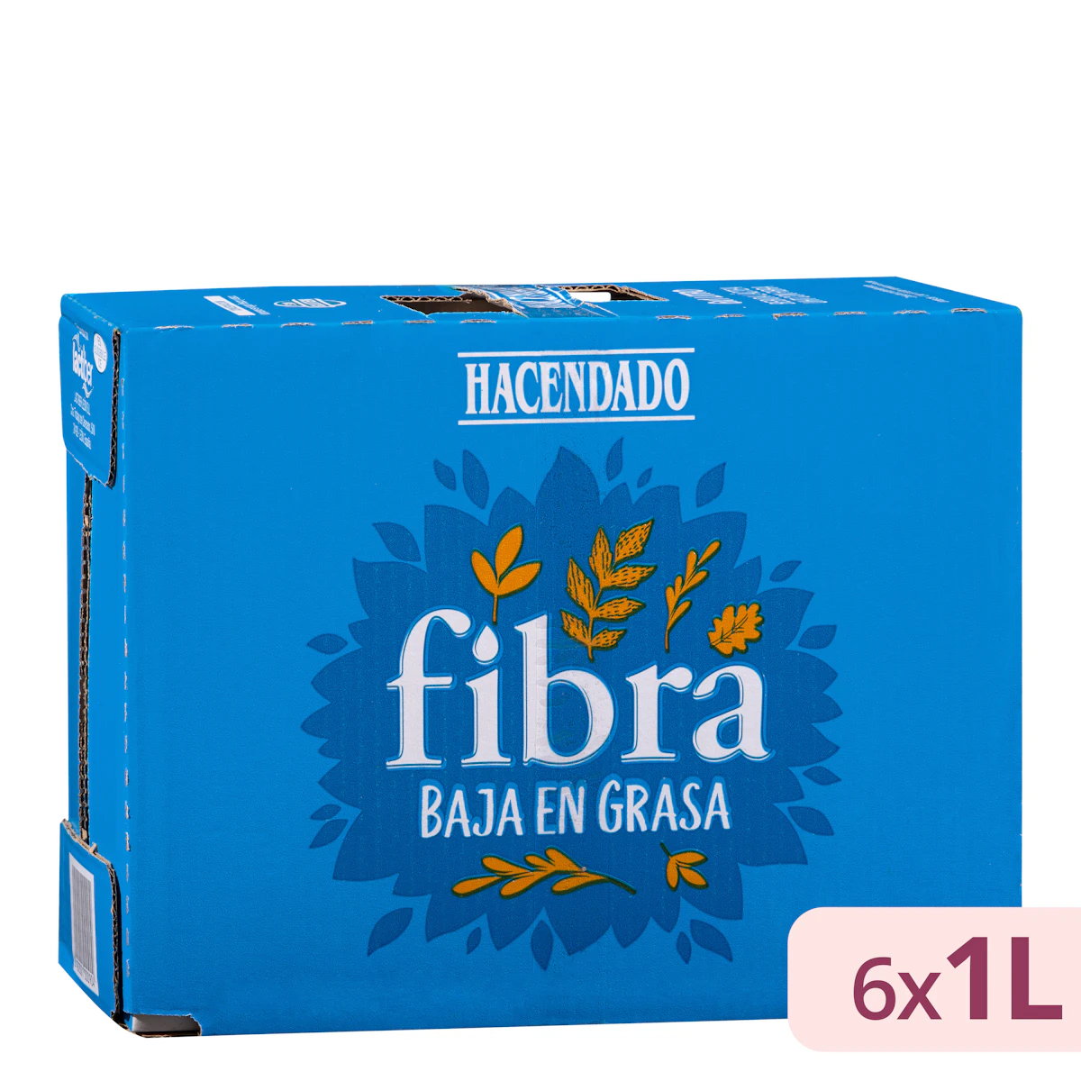 Bebida láctea semidesnatada con fibra Hacendado