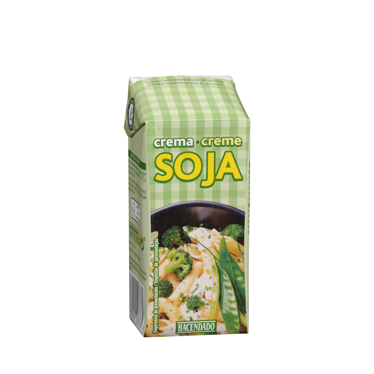 Crema de soja Hacendado