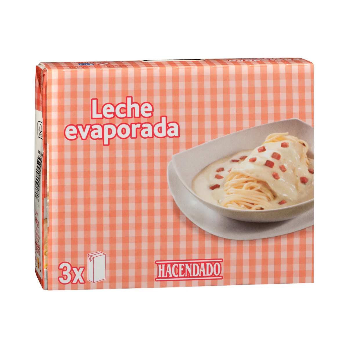 Leche evaporada Hacendado