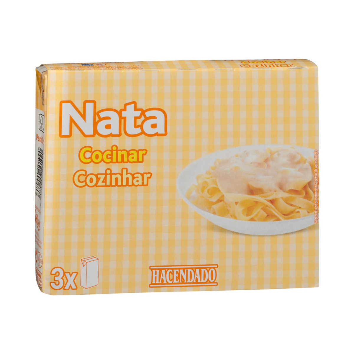 Nata ligera para cocinar Hacendado