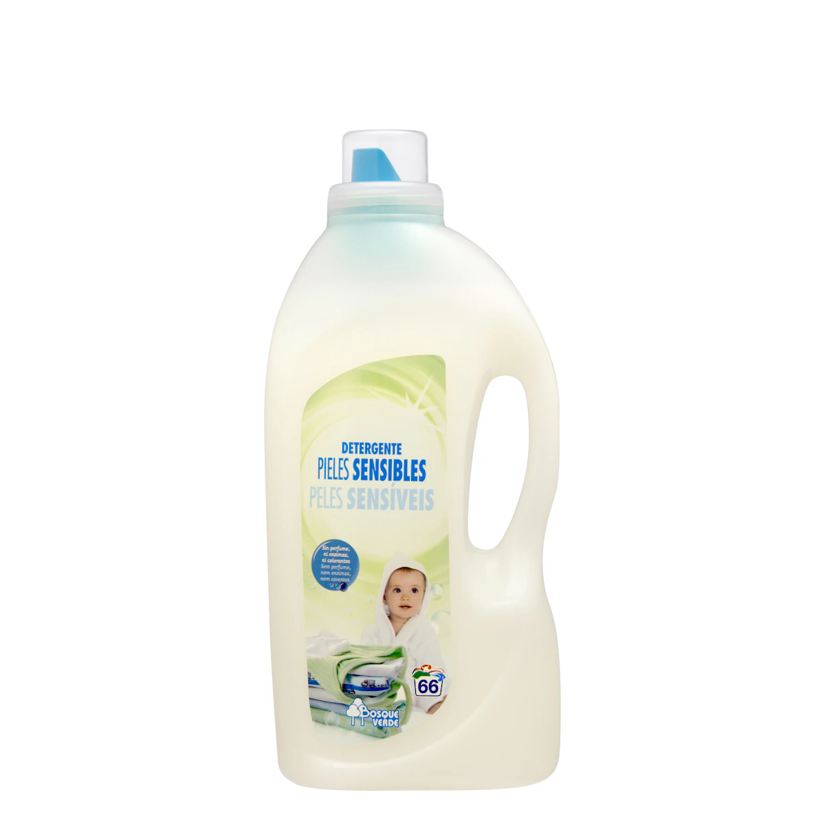 Detergente ropa Pieles Sensibles Bosque Verde líquido