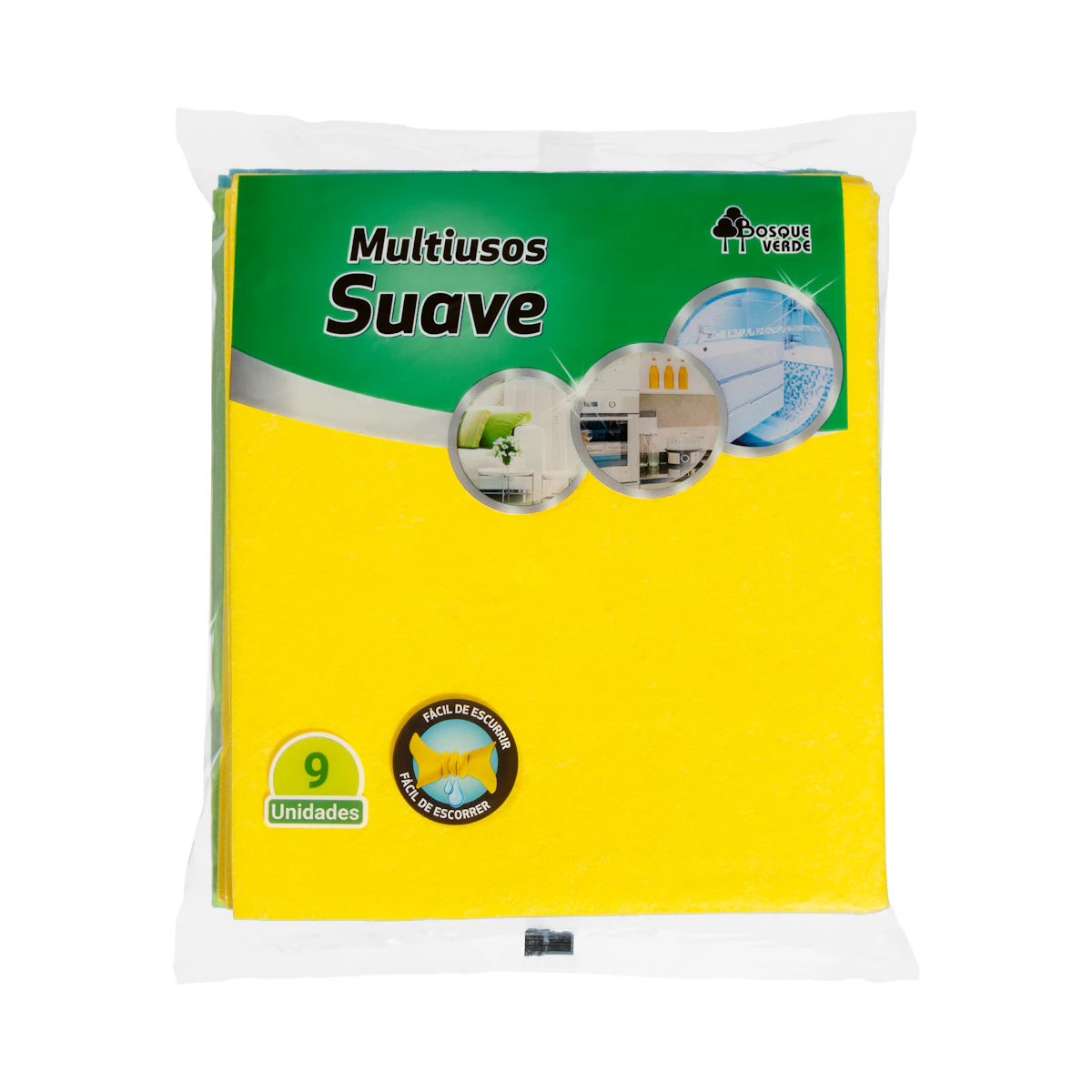 Bayeta suave multiusos Bosque Verde