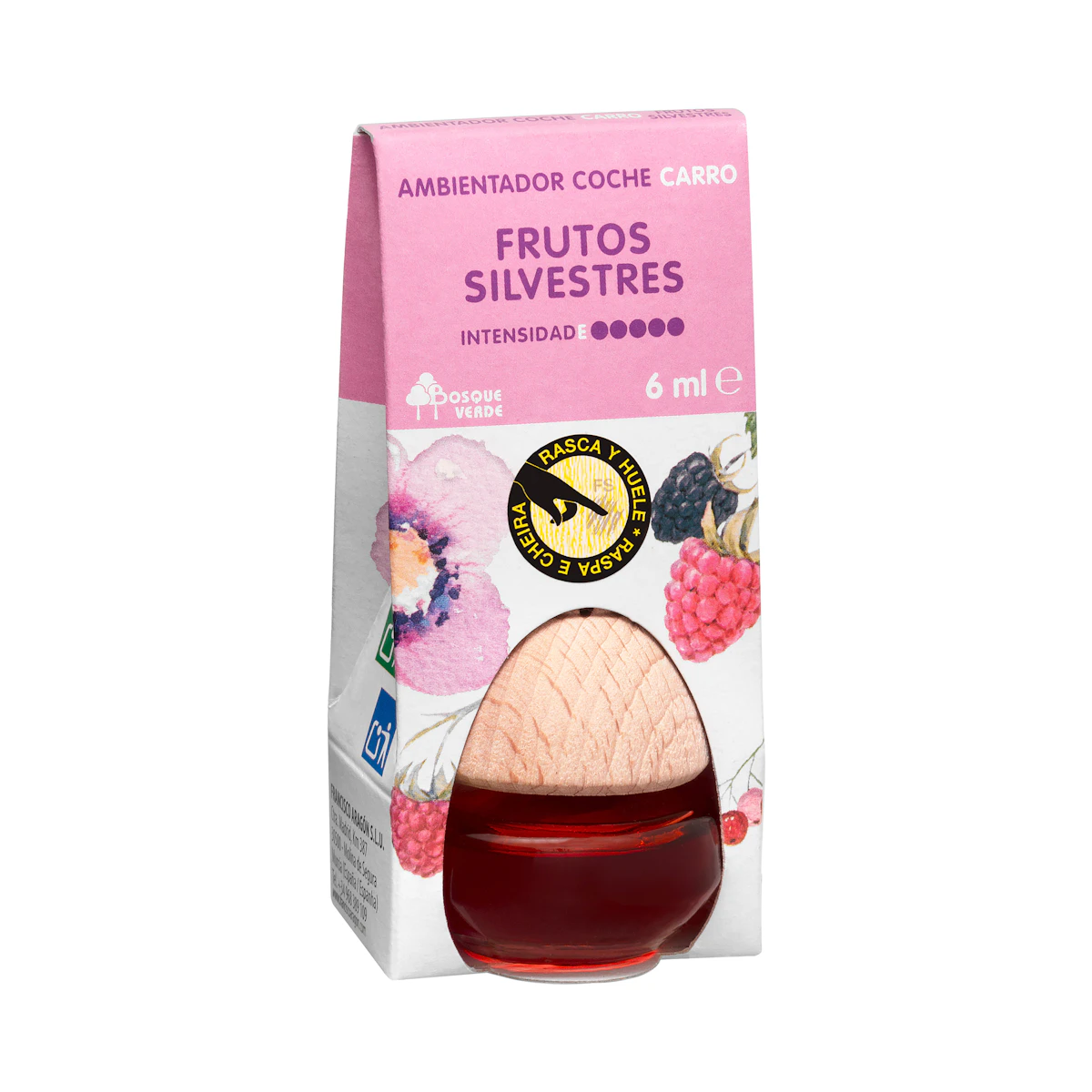 Ambientador coche Frutos Silvestres Bosque Verde