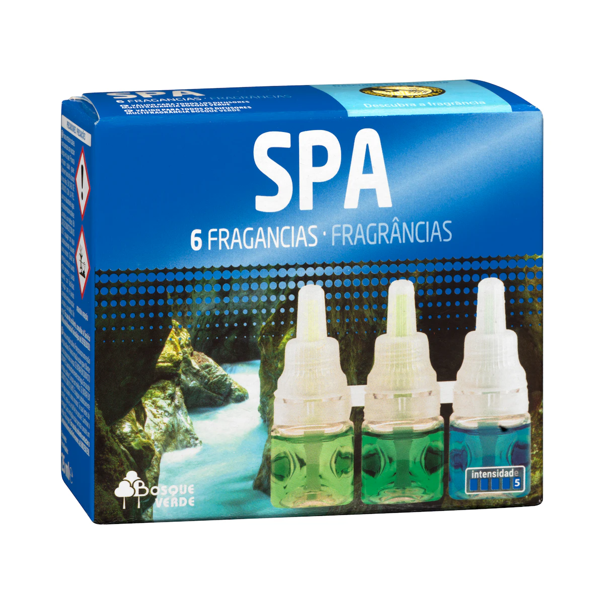 Recambio ambientador eléctrico Spa 6 fragancias Bosque Verde