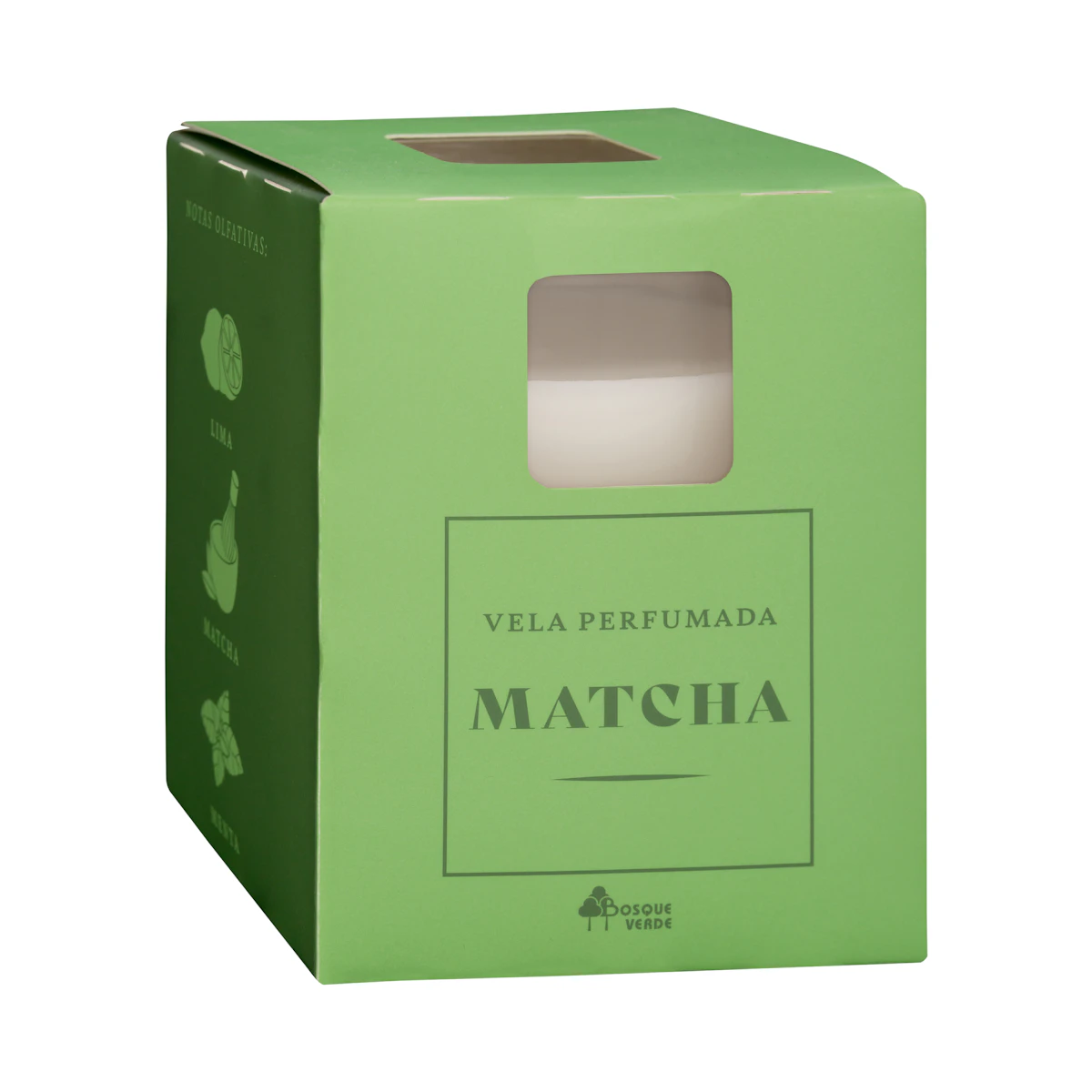 Vela perfumada Matcha Bosque Verde