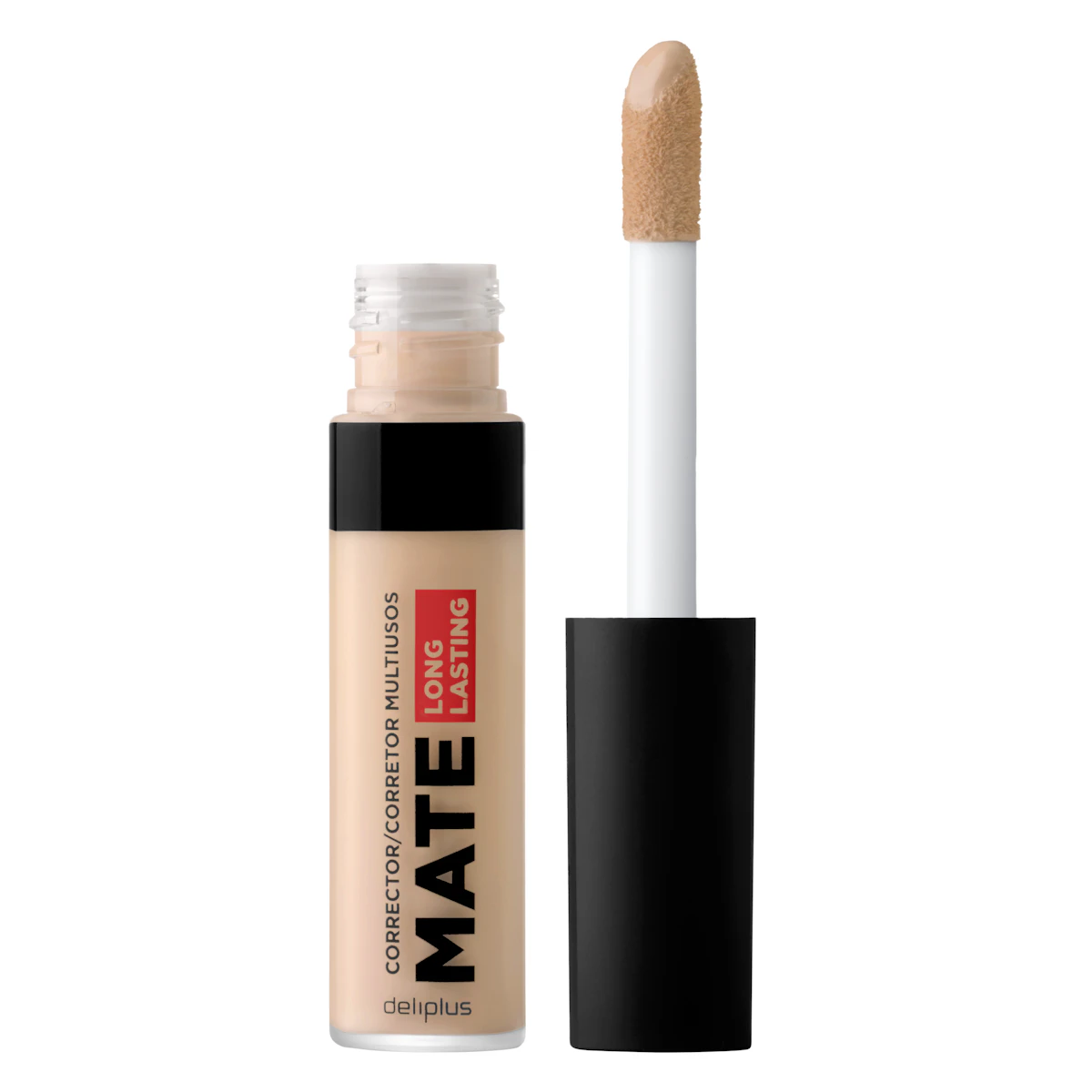 Corrector fluido multiusos Long Lasting Deliplus mate 300 cappuccino
