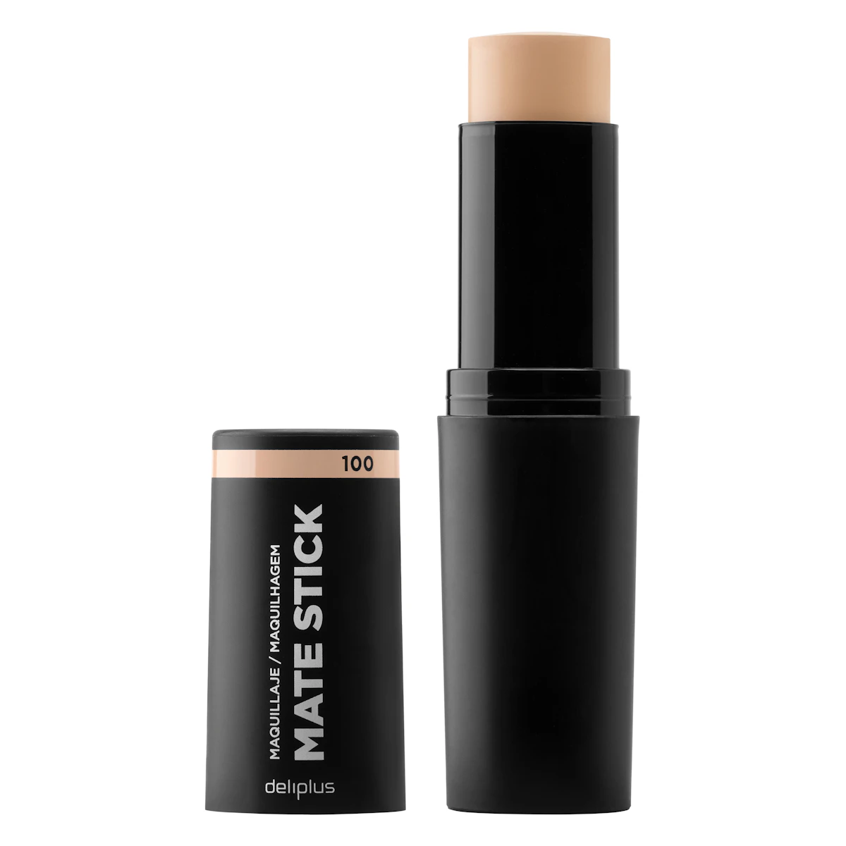 Maquillaje Mate Stick multiusos Deliplus 100 beige claro