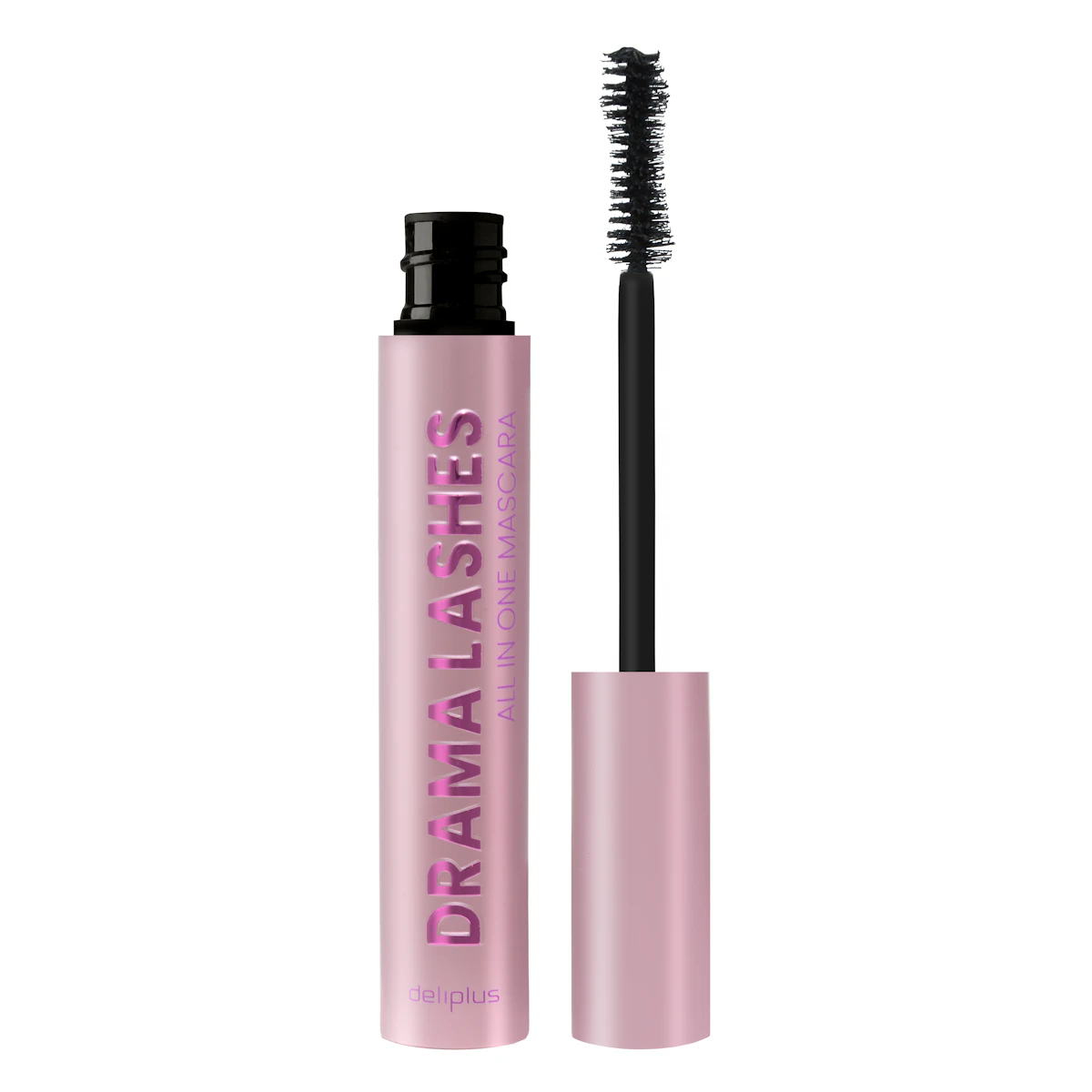 Máscara de pestañas Drama Lashes efecto volumen y longitud Deliplus negro