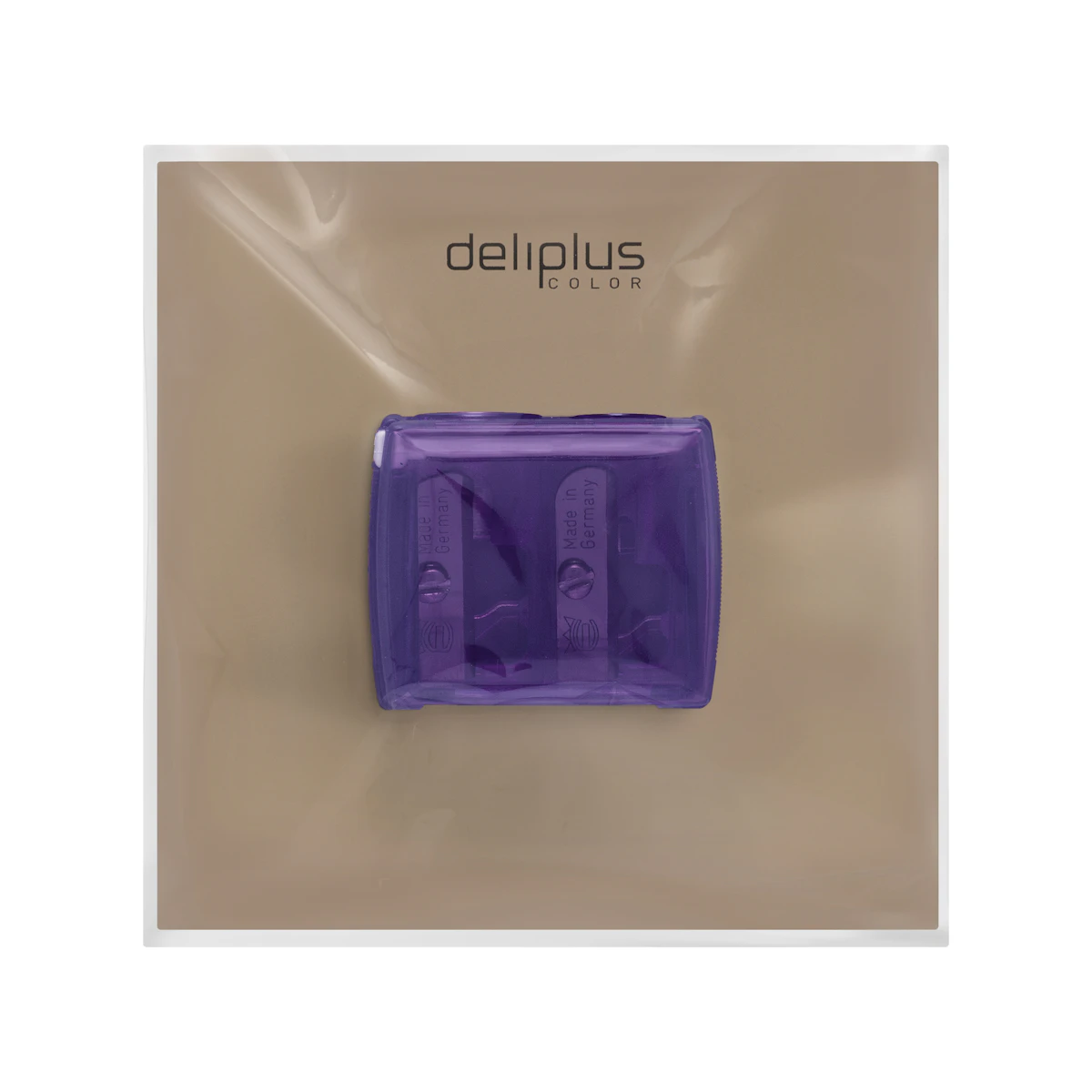 Sacapuntas doble Deliplus lápiz fino y grueso