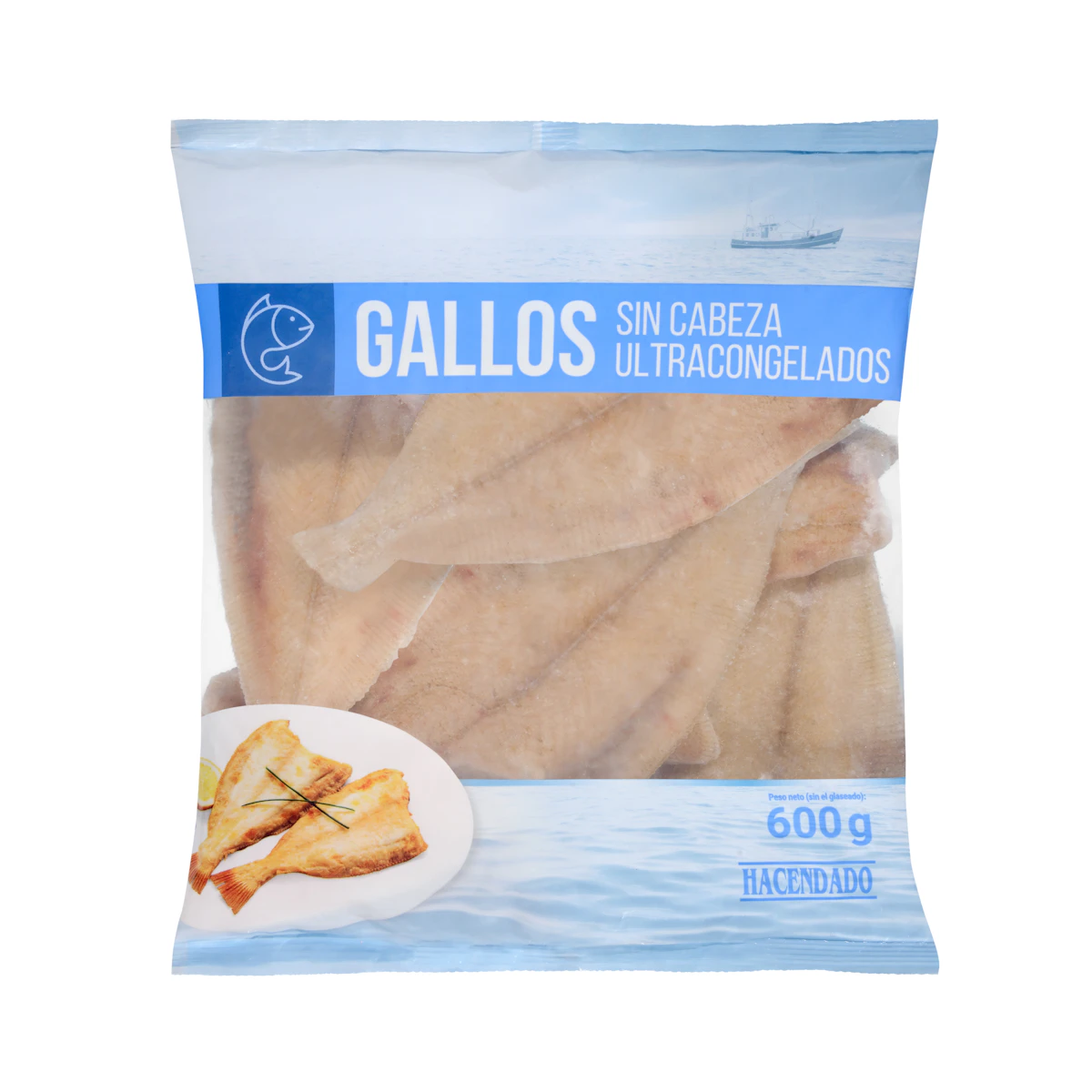 Gallos sin cabeza Hacendado ultracongelado